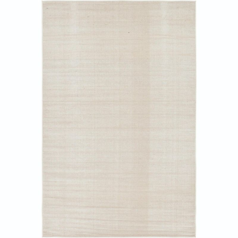 Unique Loom Williamsburg Collection Area Rug - Solid (5' 1" x 8' Rectangle Beige)