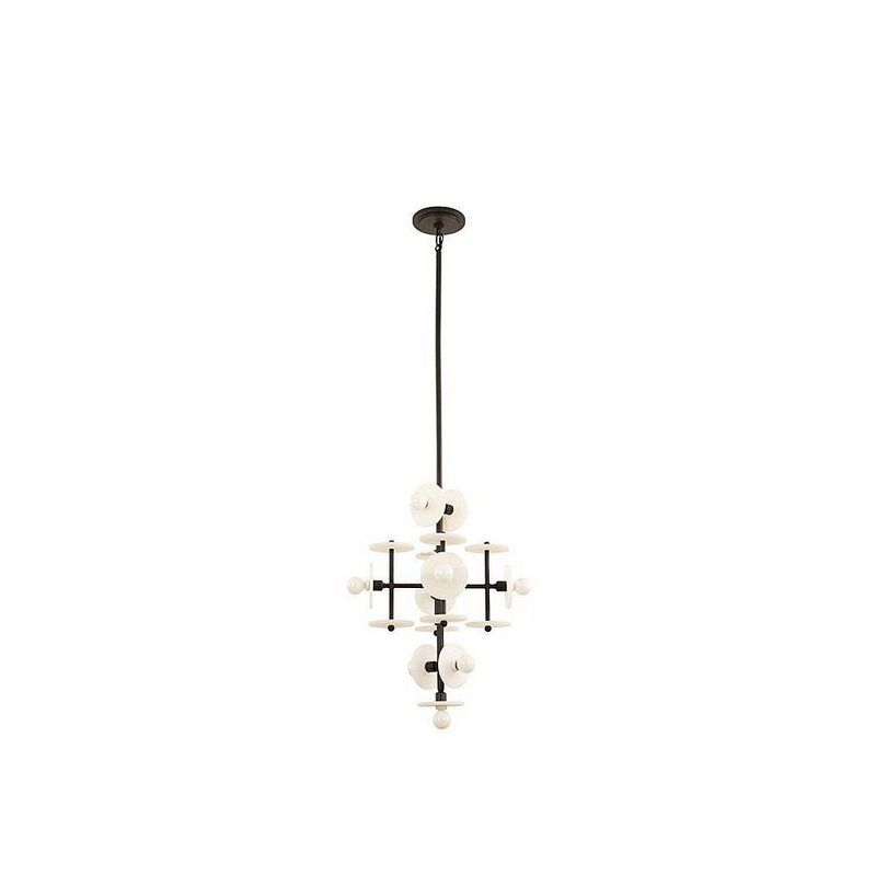 Savoy House Amani 9 - Light Pendant in  Black Cashmere