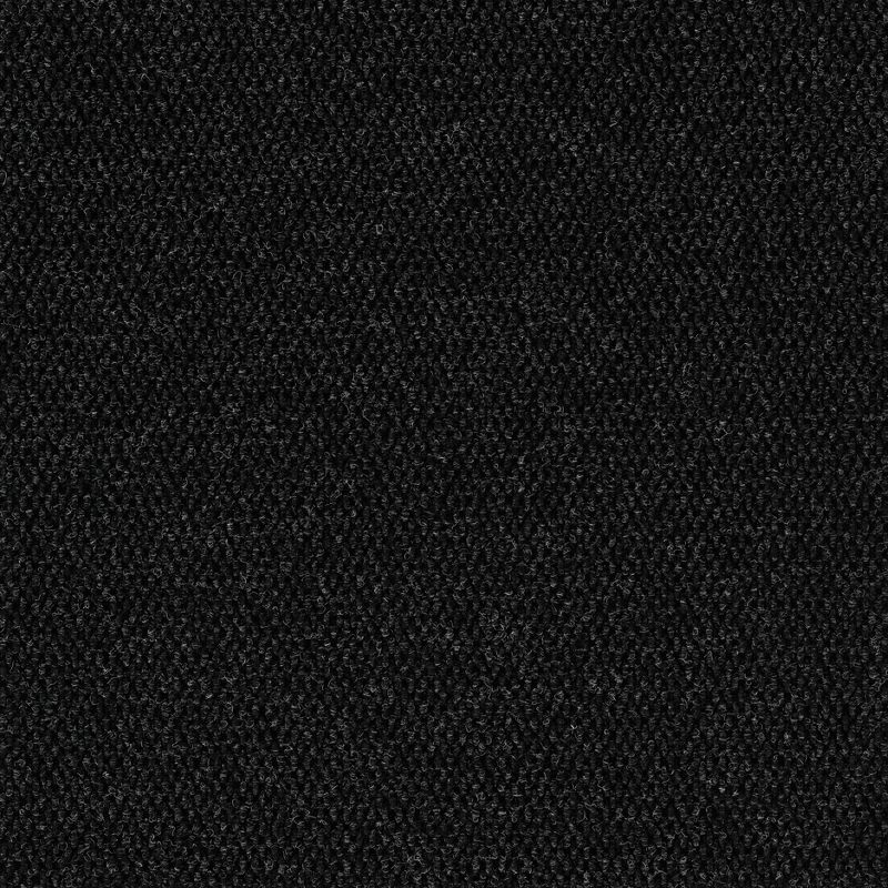 24" 10pk Self Stick Carpet Tile Charcoal - Foss Floors: Indoor/Outdoor Polyester Flooring, Water-Resistant