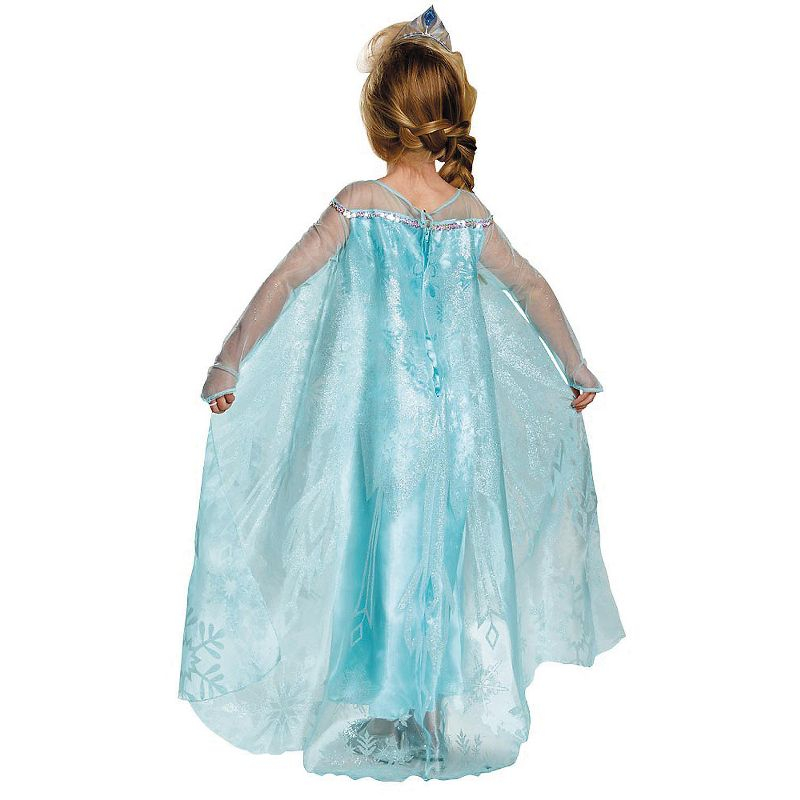 Girls' Elsa Prestige Costume - 7-8 - Blue