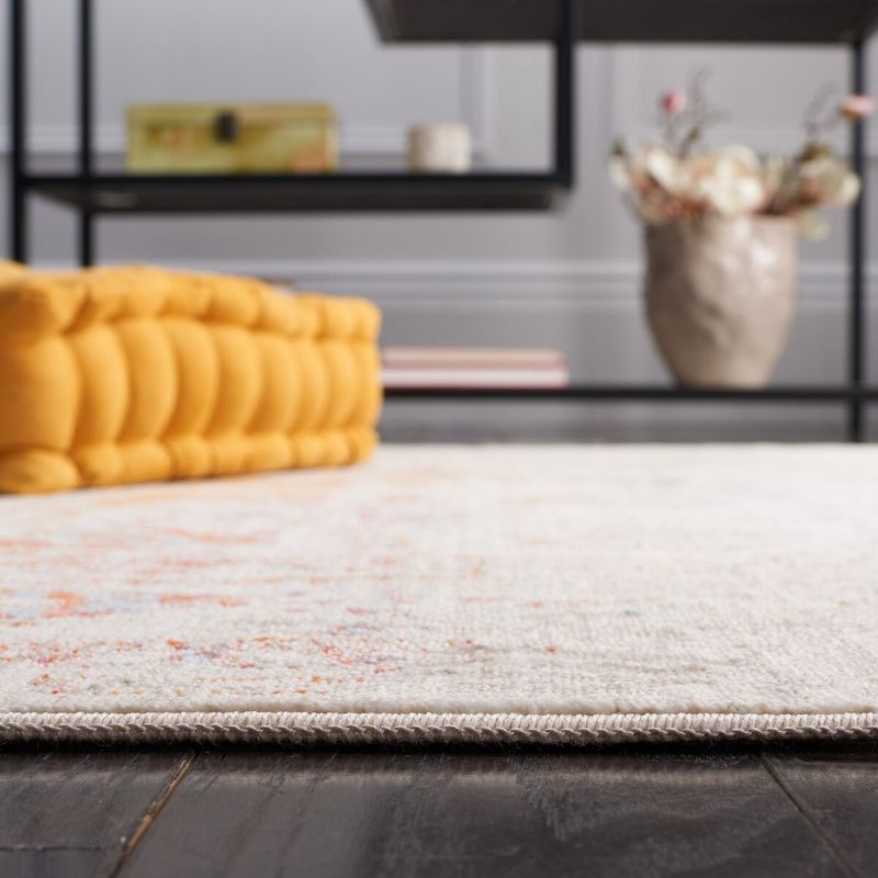 Vintage Persian VTP409 Power Loomed Indoor Runner Rug - Light Grey/Multi - 2'2"x10' - Safavieh.
