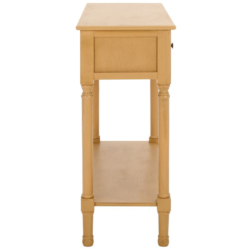 Halton 2 Drawer Console Table - Camel - Safavieh