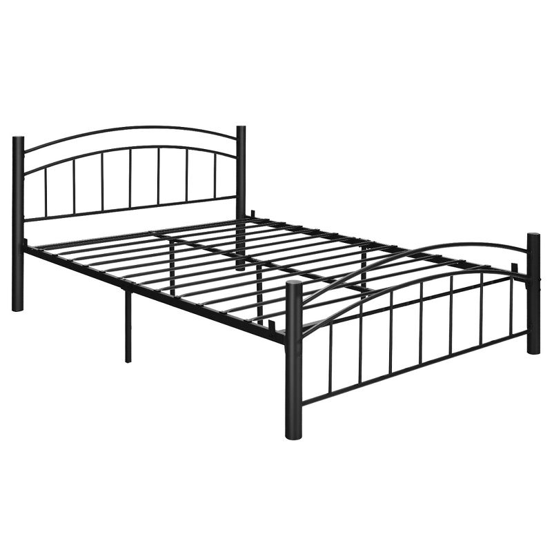 Costway Full Size Metal Bed Frame Headboard Footboard Platform No Box Spring Needed