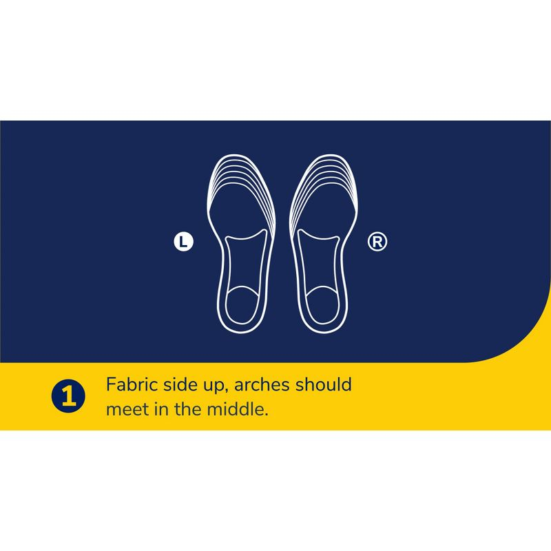 Dr. Scholl's Extra Support Trim to Fit Inserts Insoles for Women - Size 6-11 - 1 pair