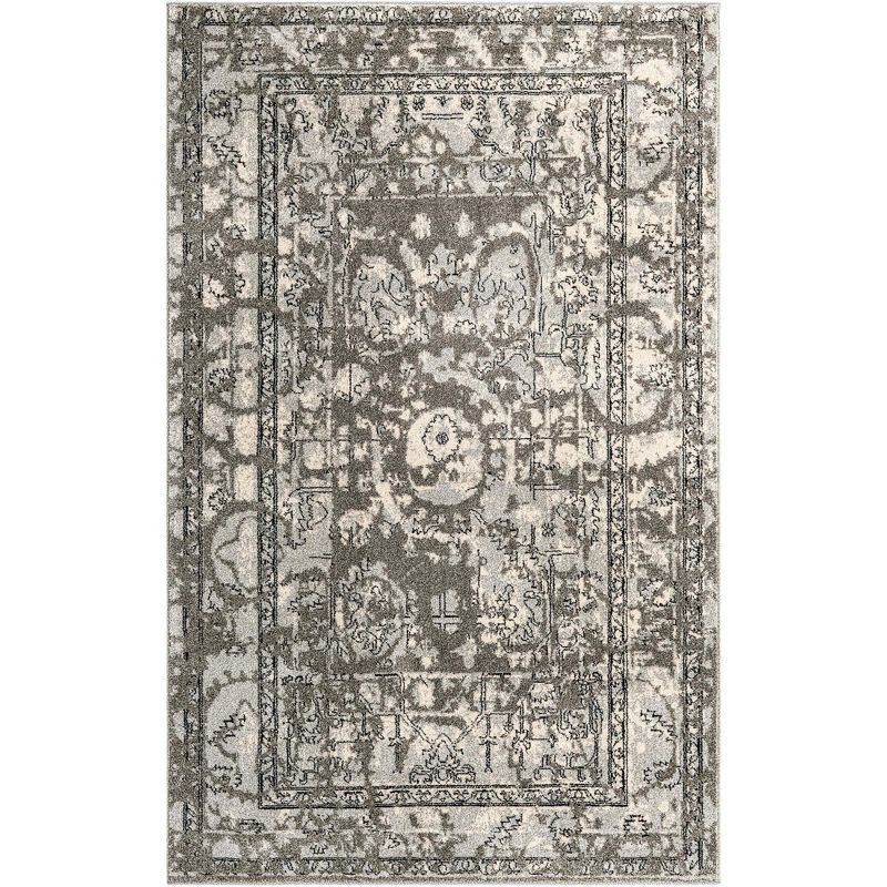 Unique Loom 5' 3 x 8' 0 Gray La Jolla Vintage Area Rug