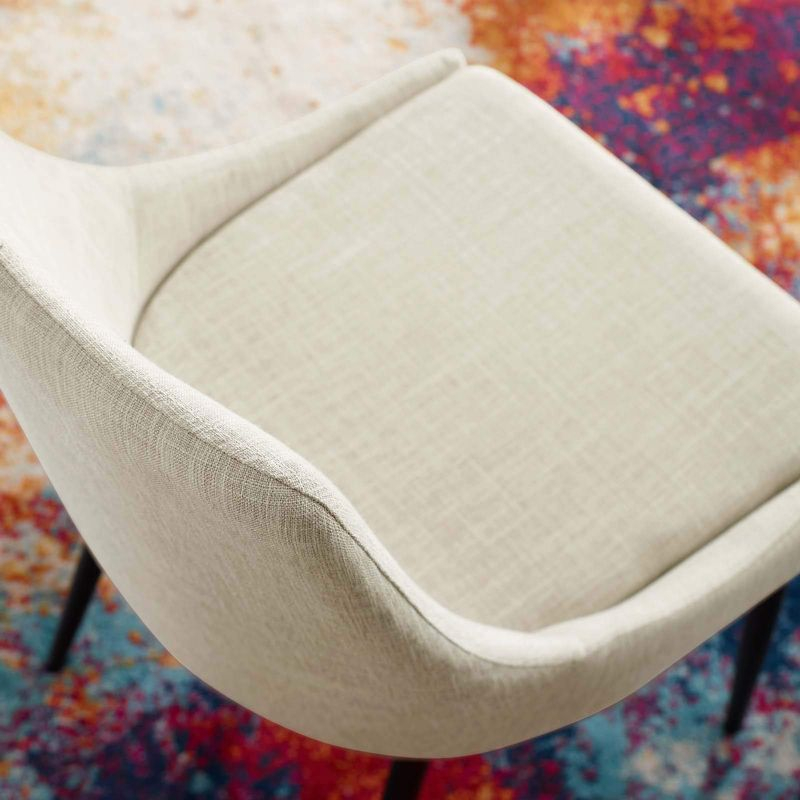 Modway Viscount Upholstered Fabric Dining Chairs - Set of 2