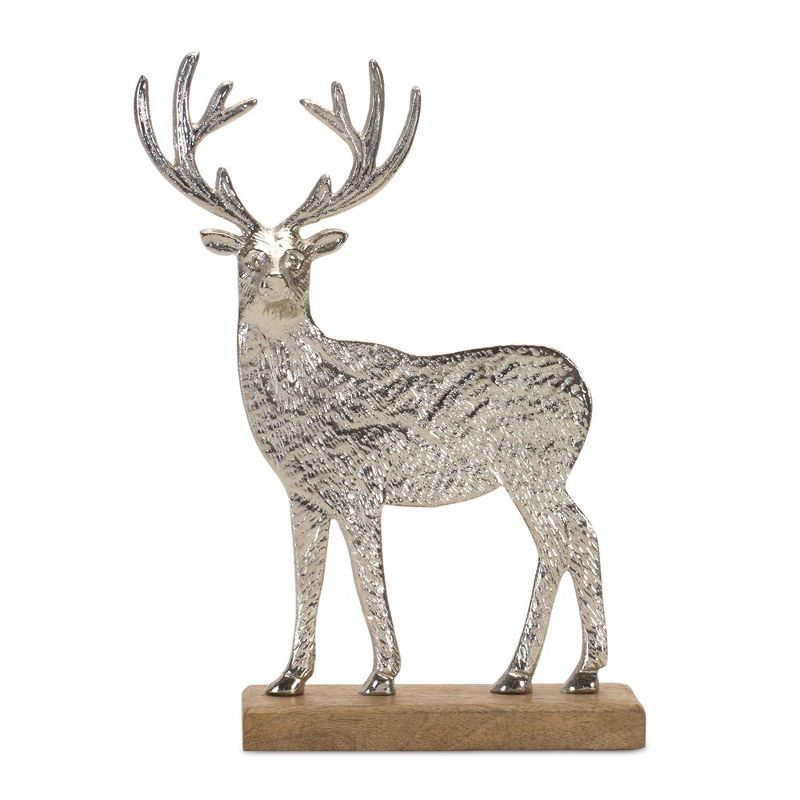 Melrose Metal Deer Silhouette (Set of 2)