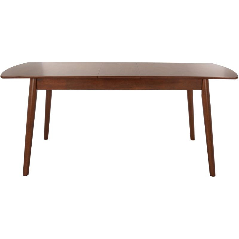 Varda Manual Extension Dining Table - DTB1402A - Walnut - Safavieh