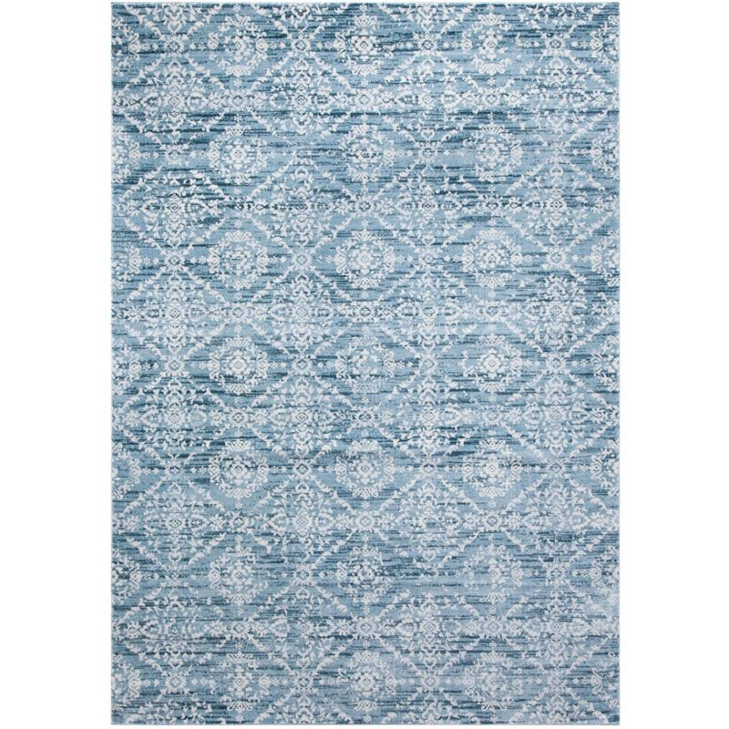 Isabella ISA953 Machine Made Indoor Area Rug - Denim Blue/Ivory - 5'3"x7'7" - Safavieh
