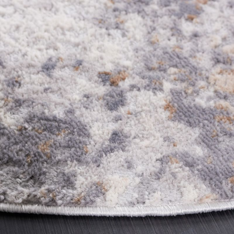 Eternal ETL208 Power Loomed Runner Rug - Grey/Beige - 2'2"x8' - Safavieh.