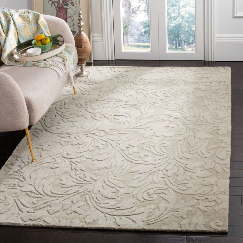 Impressions IM344 Hand Loomed Area Rug - Sage - 3'x5' - Safavieh.