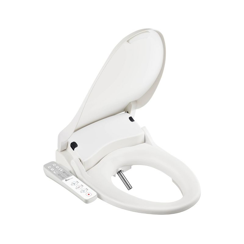 Slim One Bidet Round Toilet Seat White - Bio Bidet by Bemis