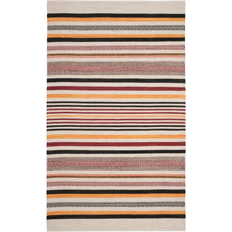 Montauk MTK211 Hand Woven Area Rug - Red/Multi - 4'x6' - Safavieh.