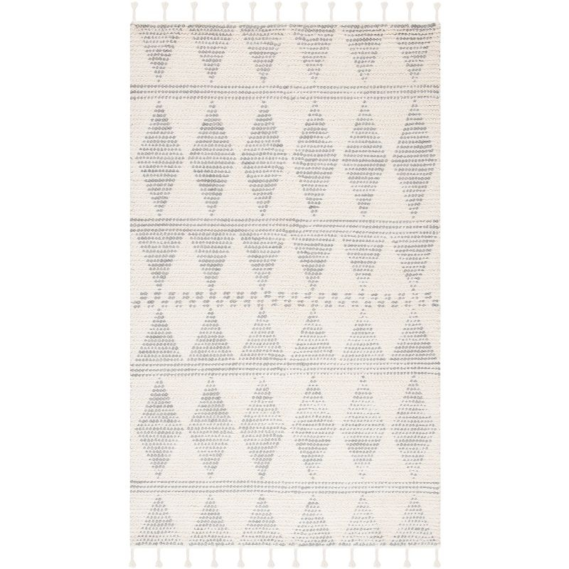 Casablanca CSB488 Hand Woven Area Rug - Ivory/Grey - 5'x8' - Safavieh.