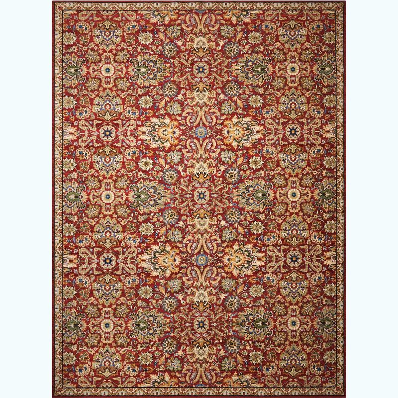 Nourison Timeless Red Area Rug TML17 8'6" x 11'6"