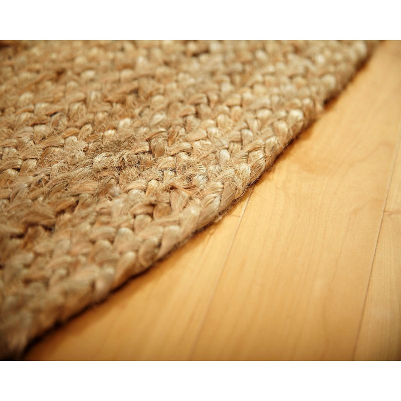 6'X9' Solid Area Rug Natural - Anji Mountain
