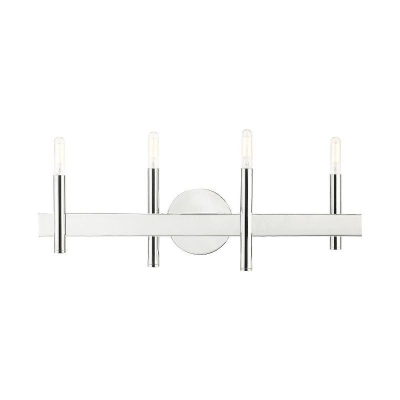 Livex Lighting Denmark 4 - Light Vanity in  Polished Chrome