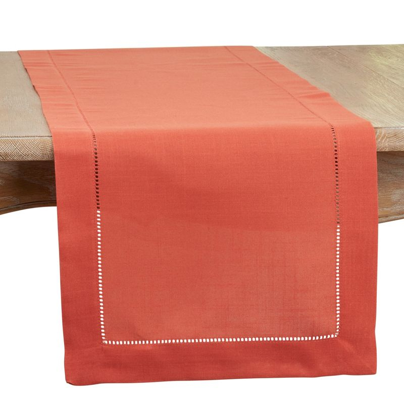 Saro Rochester Collection Solid Color Table Runner