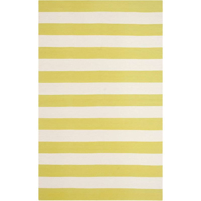 Montauk MTK712 Hand Woven Indoor Accent Rug - Green/Ivory - 4'x6' - Safavieh