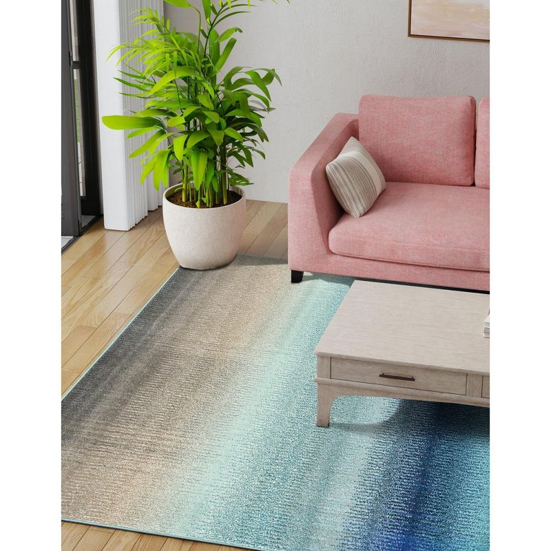 Unique Loom 3' 3 x 5' 3 Blue Estrella Azura Area Rug