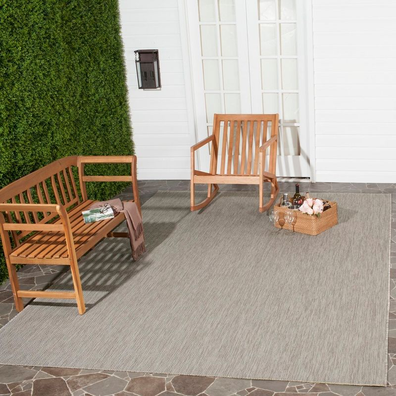 Courtyard CY8520 Power Loomed Indoor and Outdoor Area Rug - Beige/Beige - 8'x11' - Safavieh