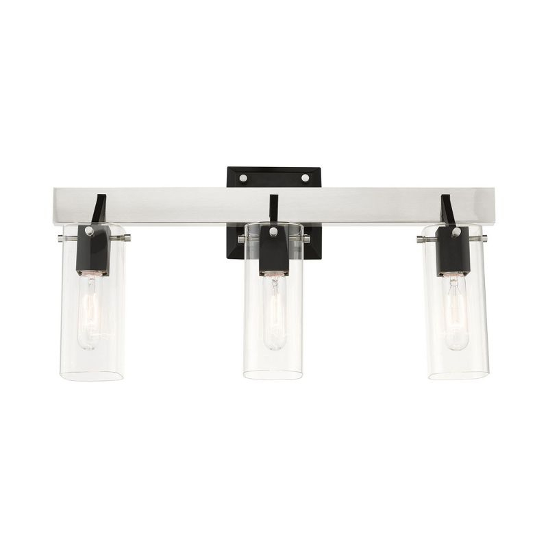 Livex Lighting Beckett 3 - Light Vanity in  Brushed Nickel