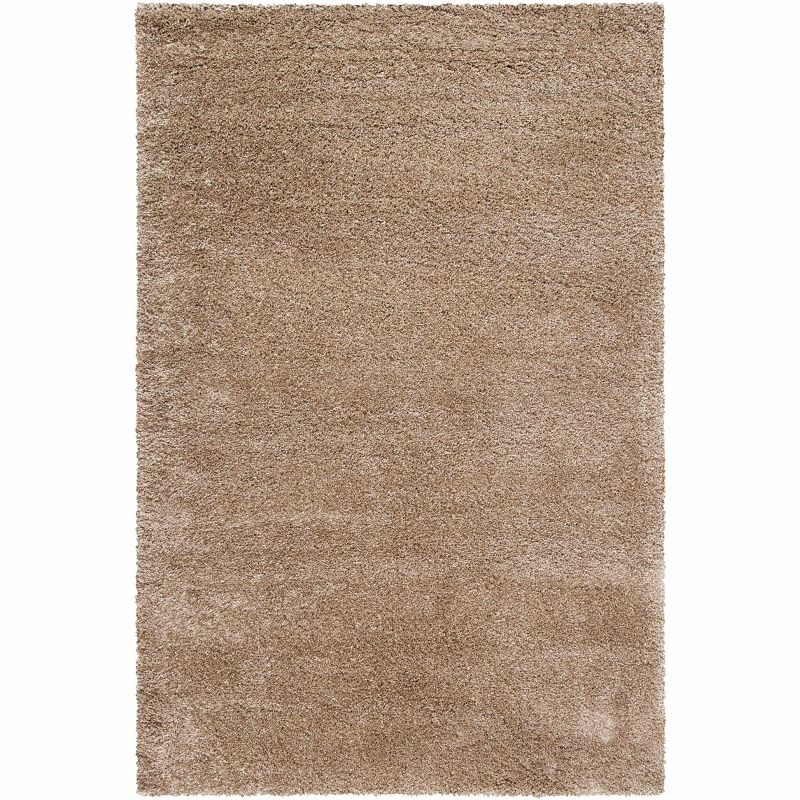 Milan Shag SG180 Power Loomed Indoor Area Rug - Dark Beig - 6'x9' - Safavieh