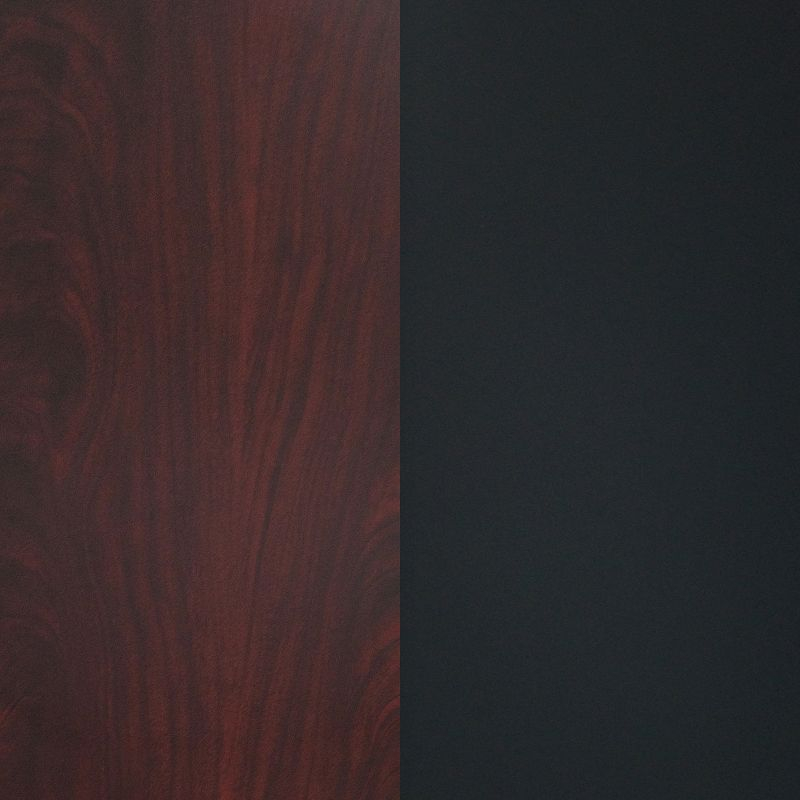 Flash Furniture 36'' Round Table Top with Black or Mahogany Reversible Laminate Top