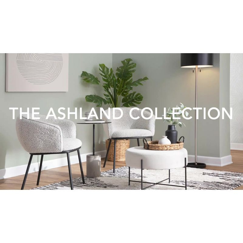 LumiSource (Set of 2) Ashland 27" Contemporary Table Lamps Polished Nickel with Round Clear K9 Crystal Beads from Grandview Gallery: UL Listed