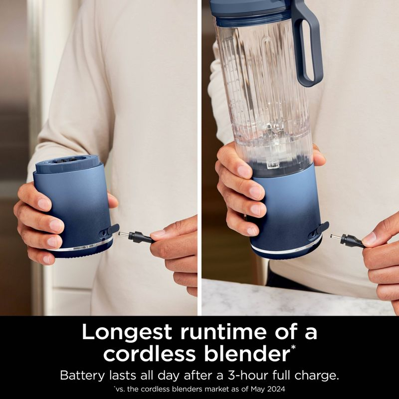 Ninja Blast 22oz Max Portable Blender Deep Navy BC251NV