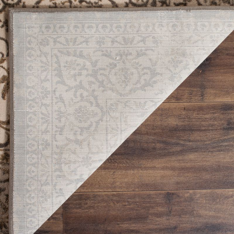 Brilliance BRL504 Power Loomed Indoor Area Rug - Cream/Bronze - 6'7"x9'2" - Safavieh