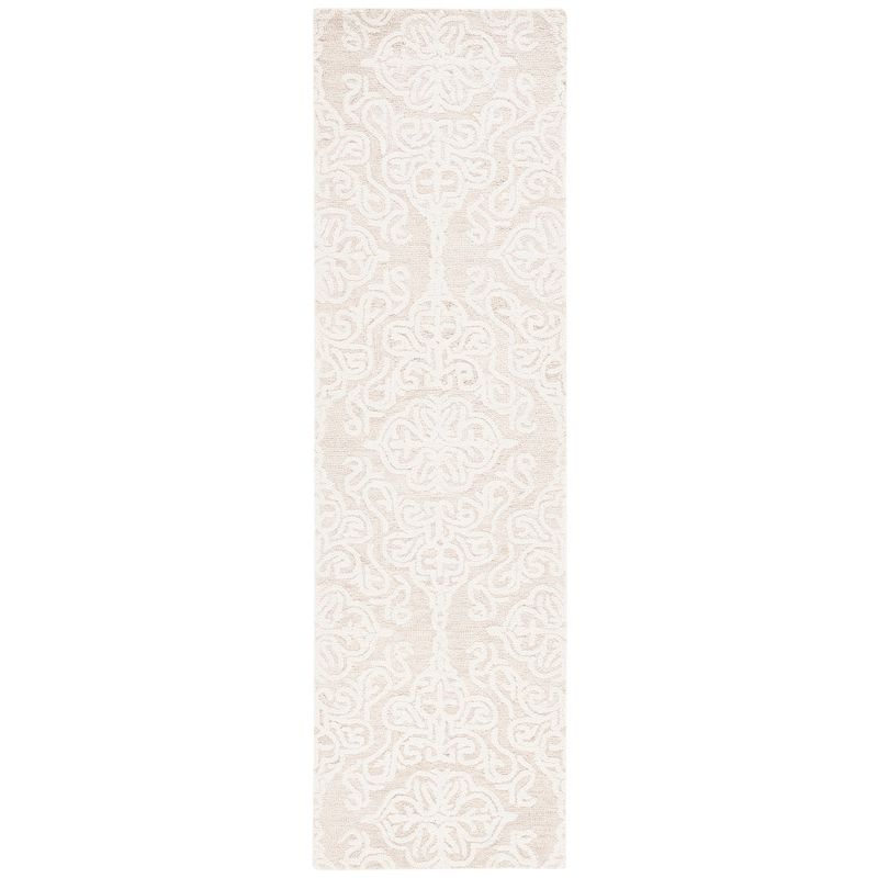 Blossom BLM112 Hand Tufted Indoor Runner Rug - Beige/Ivory - 2'3"x6' - Safavieh