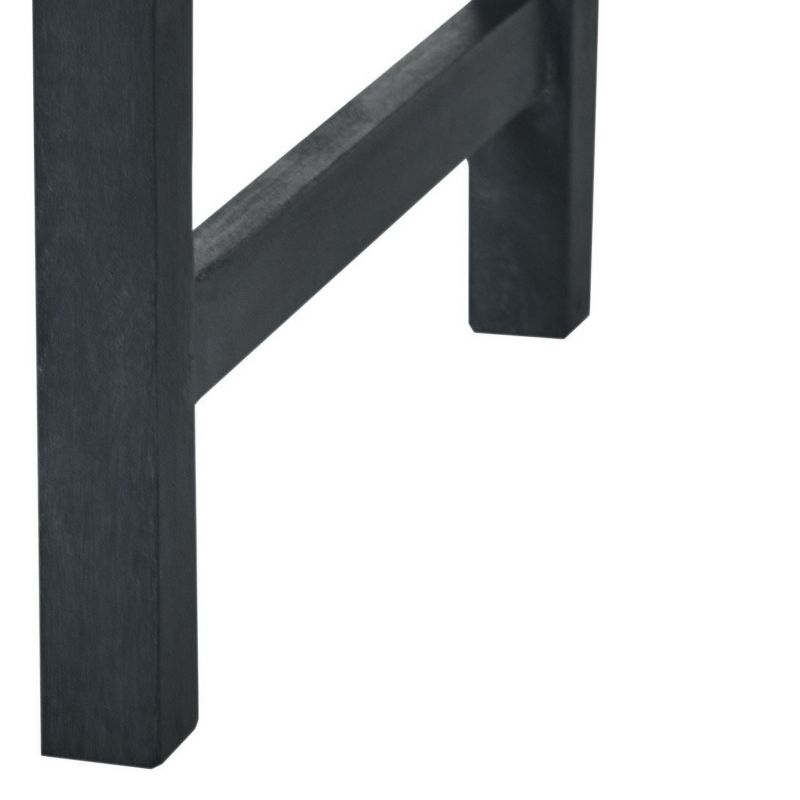 Del Mar 3 Seat Bench - Outdoor - PAT6737 - Dark Slate Gray/Beige - Safavieh