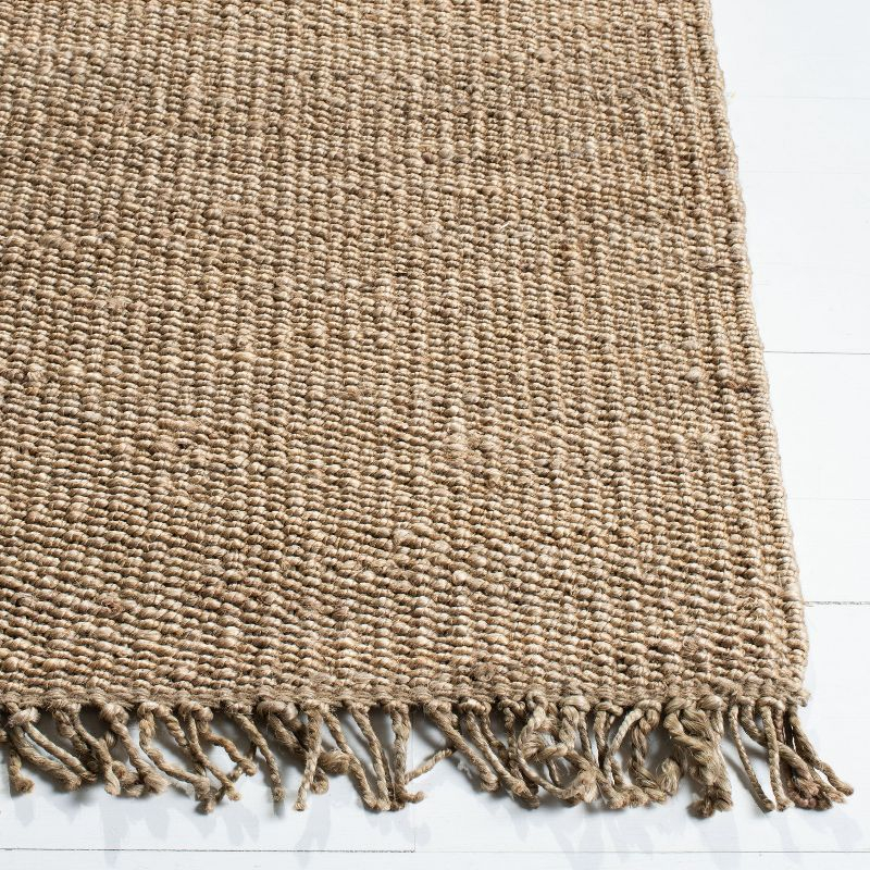 Natural Fiber NF368 Hand Woven Runner Rug - Grey - 2'6"x12' - Safavieh.