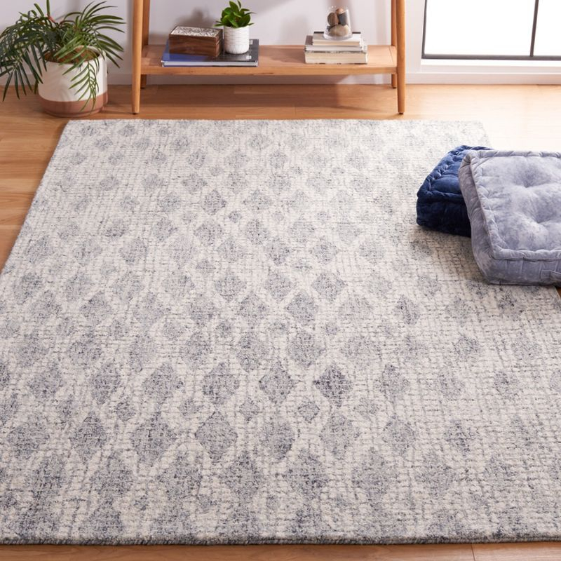 Abstract ABT206 Hand Tufted Area Rug - Grey/Ivory - 3'x5' - Safavieh.
