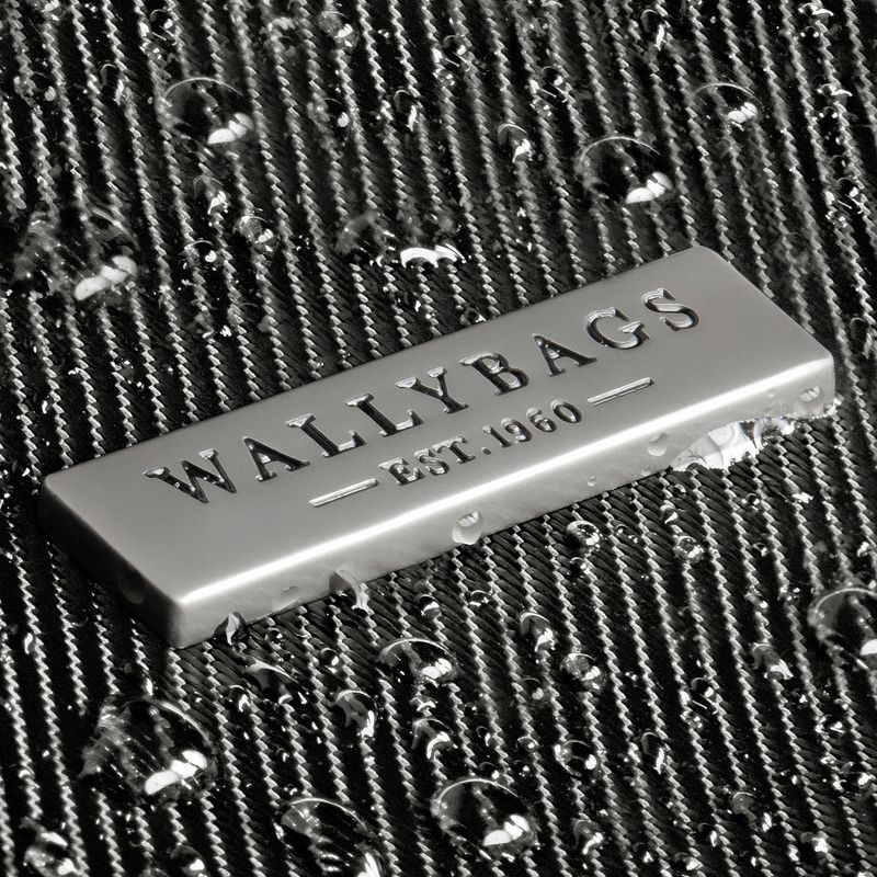 WallyBags 42" Premium Travel Garment Bag With Shoulder Strap, Grey