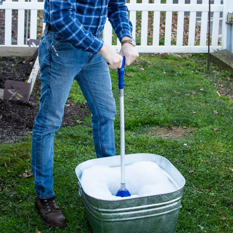 Lehman's Manual Clothes Washer Plunger, Portable Breathing Washing Agitator for Bucket, Sink or Tub, Wash Clothing Without Electricity and Save Energy
