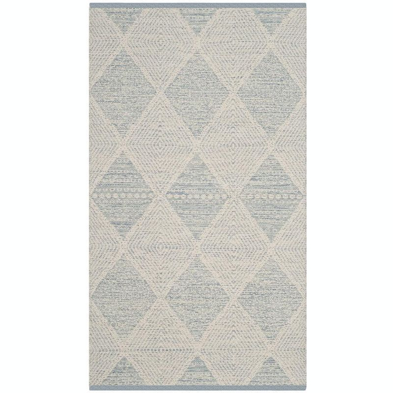 Montauk MTK822 Hand Woven Indoor Accent Rug - Light Blue - 3'x5' - Safavieh.