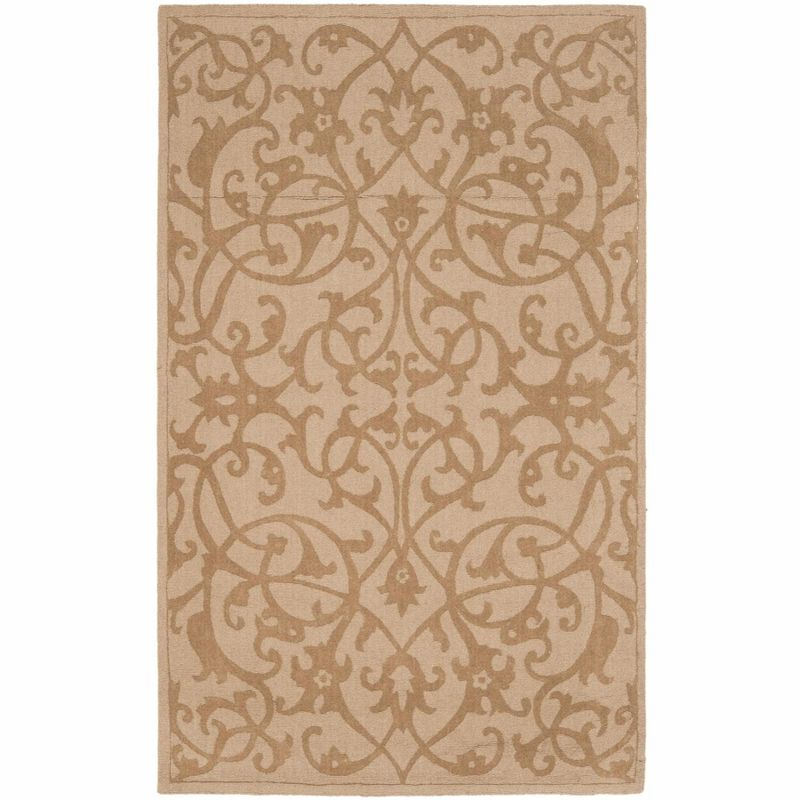 Impressions IM341 Hand Loomed Area Rug - Light Brown - 5'x8' - Safavieh.