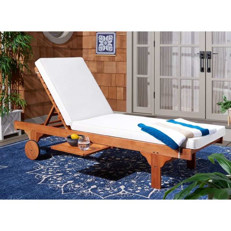 Newport Lounge Chair - Outdoor - PAT7022 - Natural/Beige -Safavieh