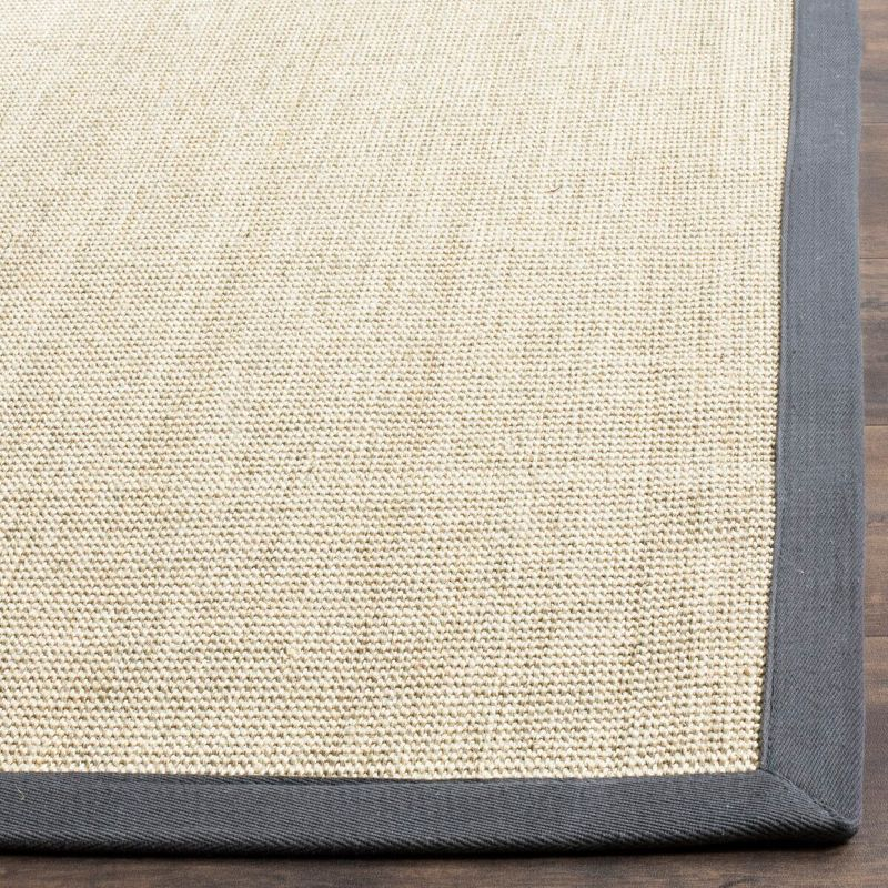 Natural Fiber NF441 Power Loomed Indoor Area Rug - Marble/Grey - 4'x4' - Safavieh