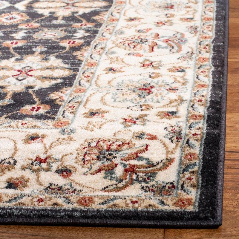 Lyndhurst LNH332 Power Loomed Area Rug - Navy/Cream - 6'x9' - Safavieh.