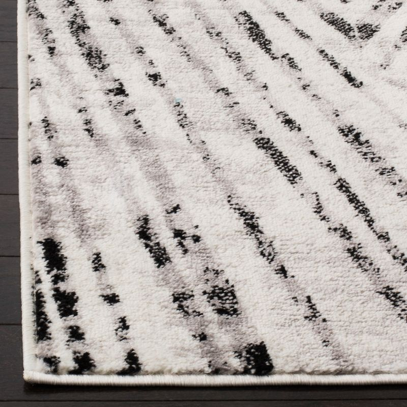 Skyler SKY191 Power Loomed Indoor Area Rug - Grey/Ivory - 5'1"x7'6" - Safavieh