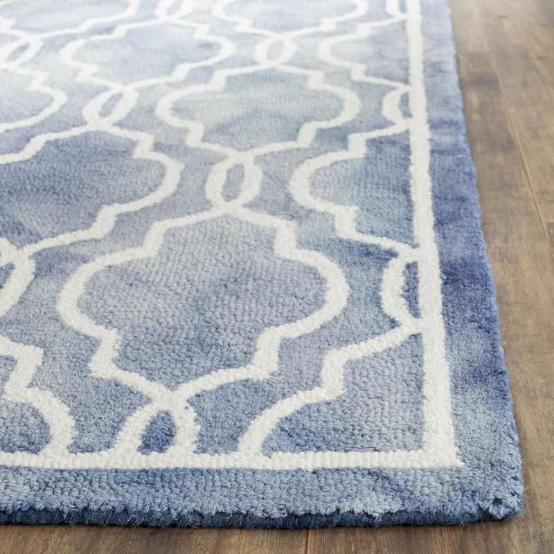 Dip Dye DDY539 Hand Tufted Indoor Accent Rug - Blue/Ivory - 2'x3' - Safavieh