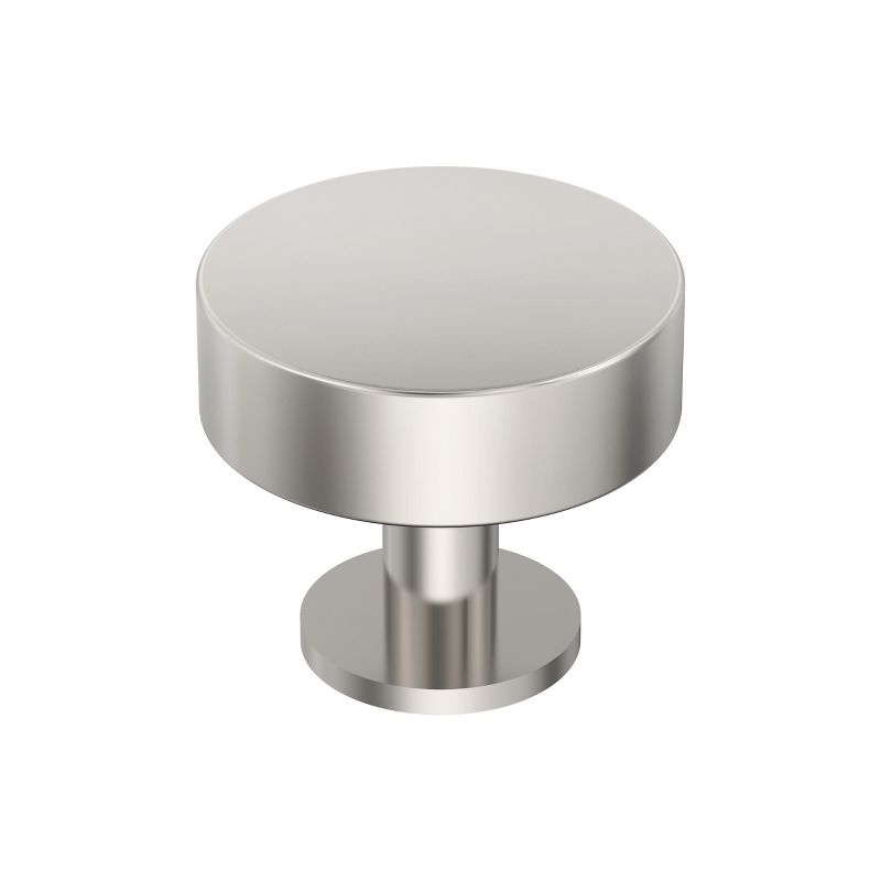 Amerock Radius 1-1/4 inch (32mm) Diameter Polished Nickel Cabinet Knob