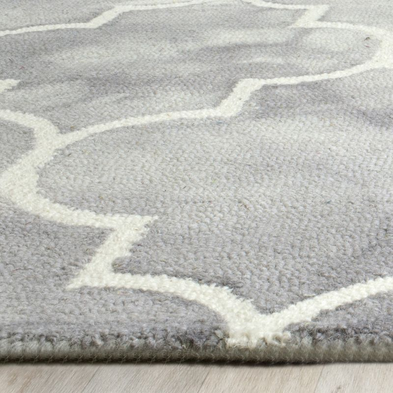 Dip Dye DDY535 Hand Tufted Area Rug - Grey/Ivory - 6'x9' - Safavieh.