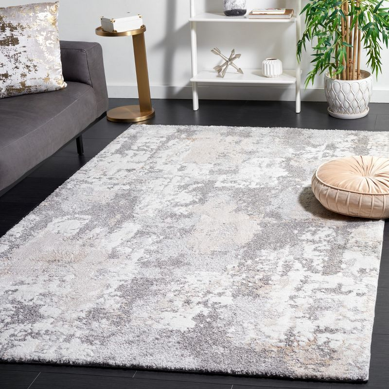 Century 300 CTY339 Power Loomed Indoor Area Rug - Beige/Grey - 5'3"x7'7" - Safavieh
