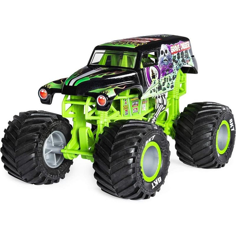 Monster Jam Official Grave Digger Monster Truck, Die-Cast Vehicle, 1:24 Scale