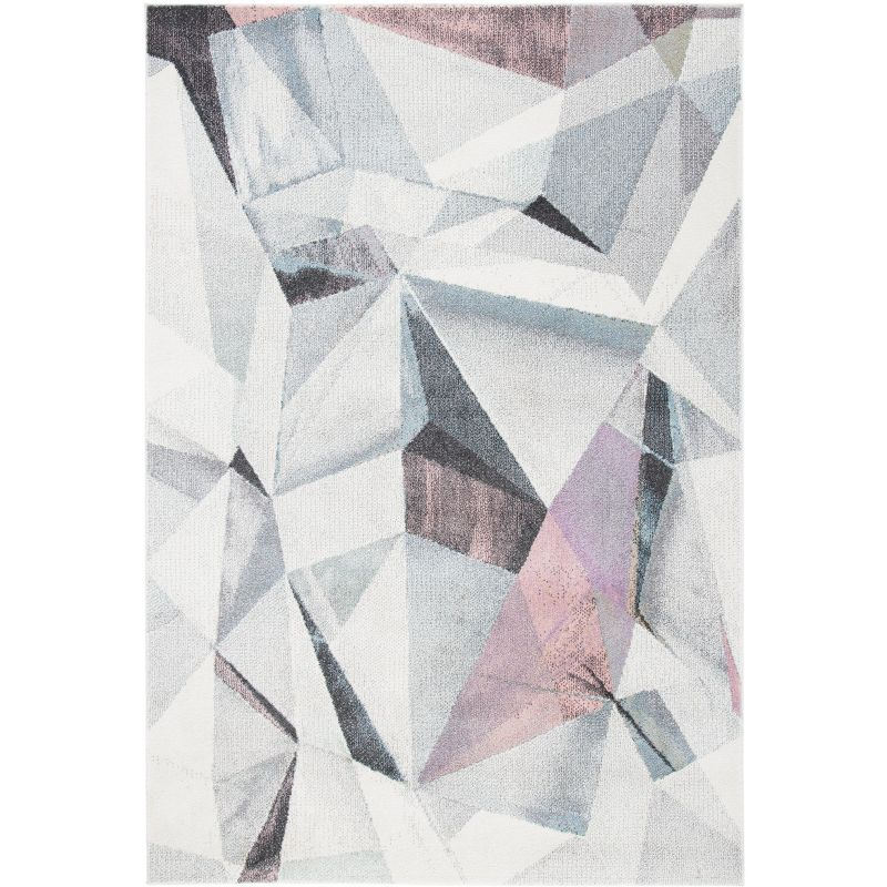 Porcello PRL6940 Power Loomed Indoor Accent Rug - 4'x6' - Ivory/Pink - Safavieh