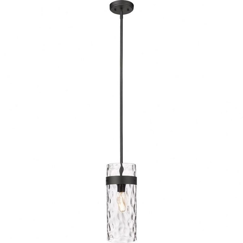 Z-Lite Fontaine 1 - Light Pendant in  Matte Black